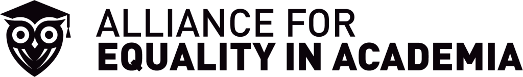Alliance for Equality in Academia logo